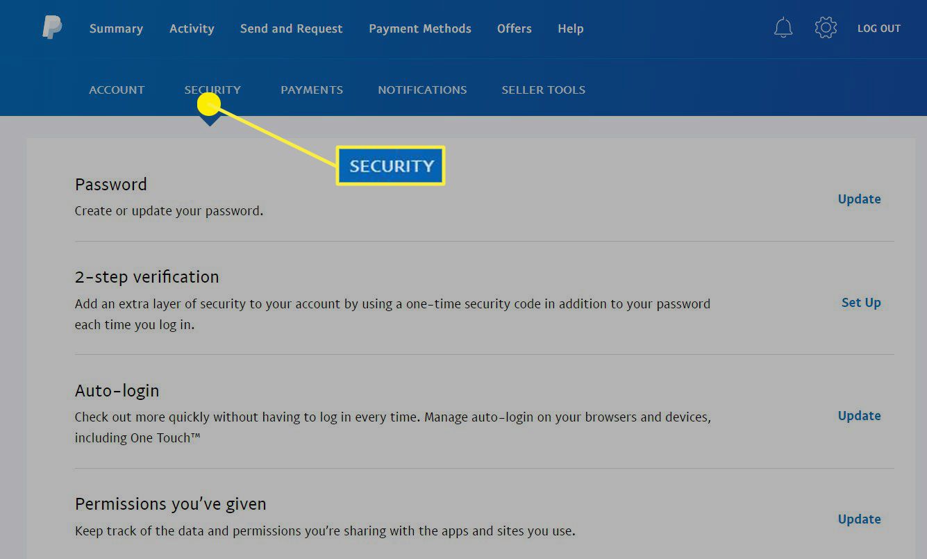 How do I change my password and security questions? | PayPal SG