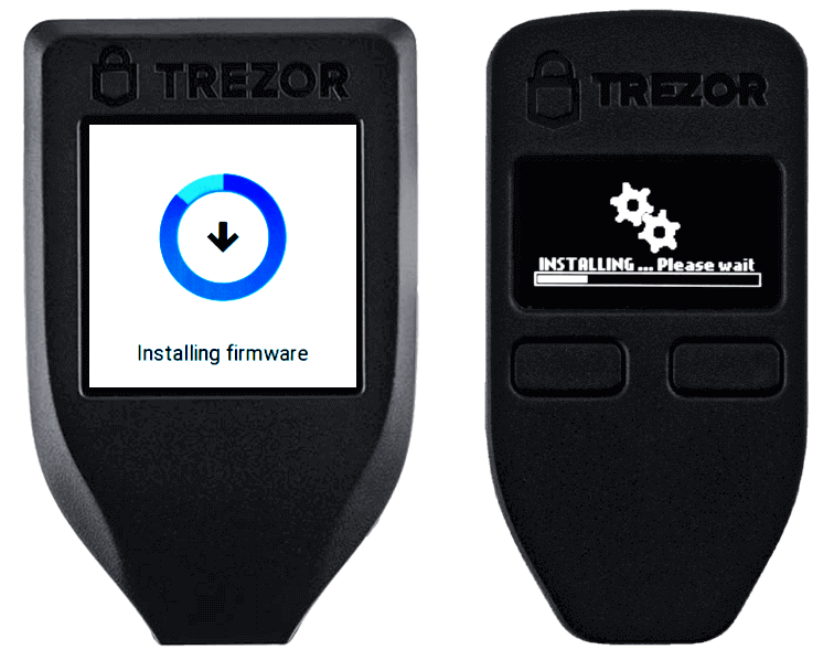 Activating and Updating the Firmware on Trezor Hardware Crypto Wallet