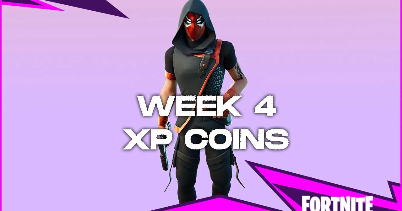 All Fortnite Season 4 Week 4 XP Coin Locations