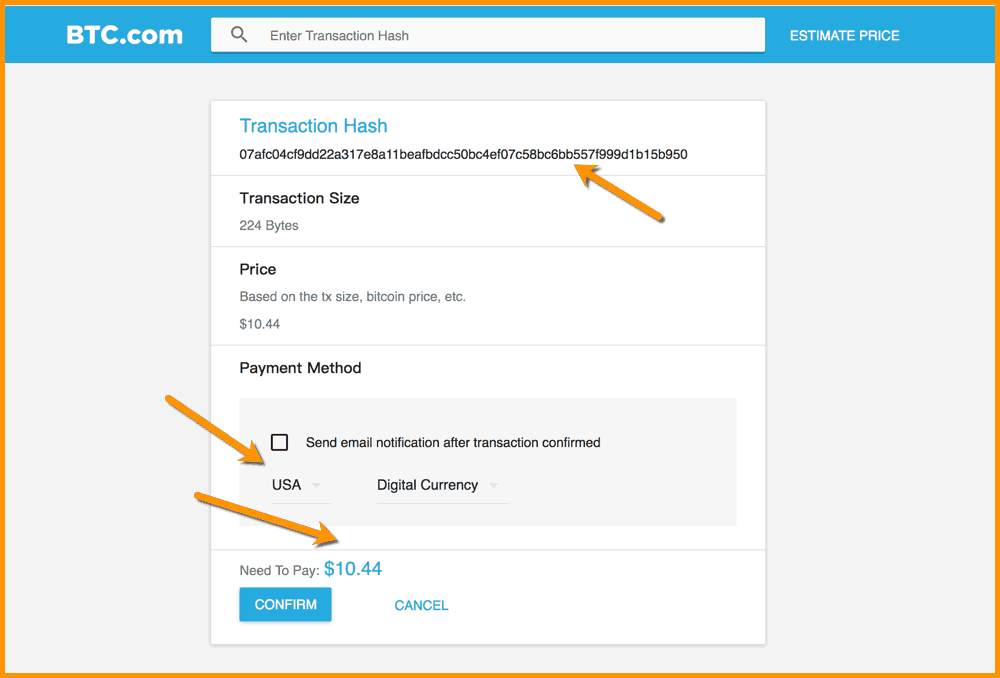 What are the solutions if the transaction is stuck and not confirmed and can it be canceled?