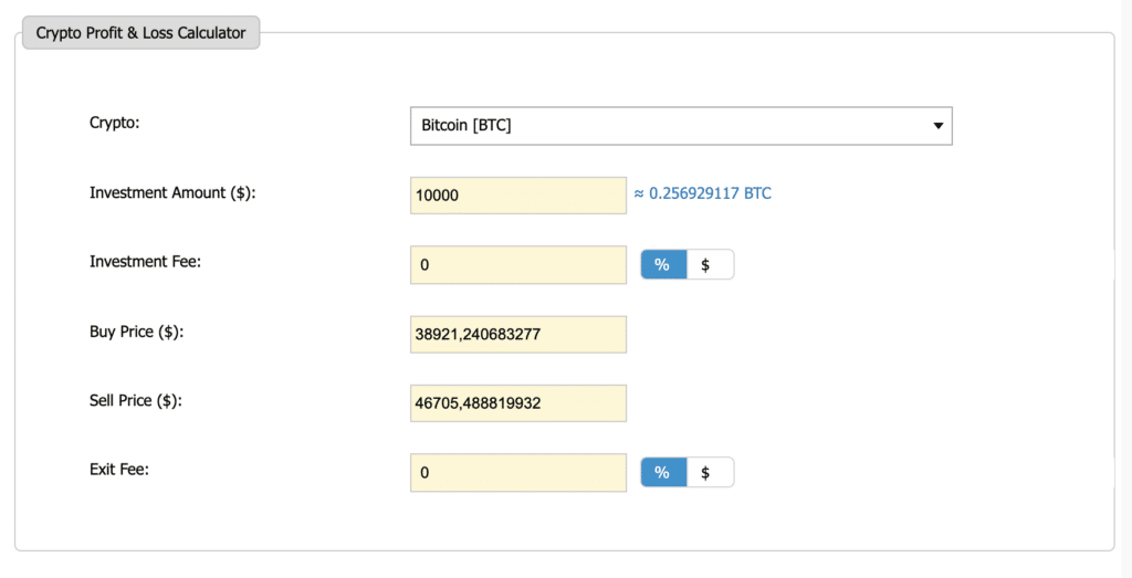 XRP Profit Calculators