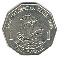 1 Dollar - Elizabeth II (4th portrait) - Eastern Caribbean States – Numista