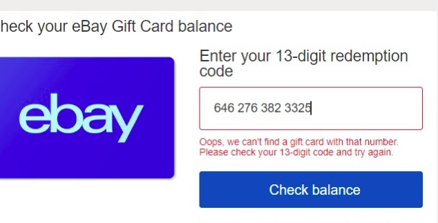 eBay stole my Gift card balance - The eBay Canada Community