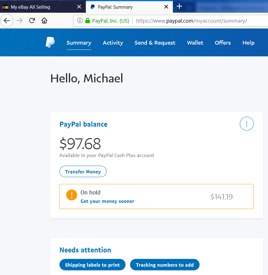 Solved: NEW SELLER ON EBAY ! HOW LONG WILL PAYPAL HOLD MY - PayPal Community