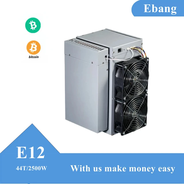 Used Ebang Ebit E12 44TH ASIC Miner Bitcoin