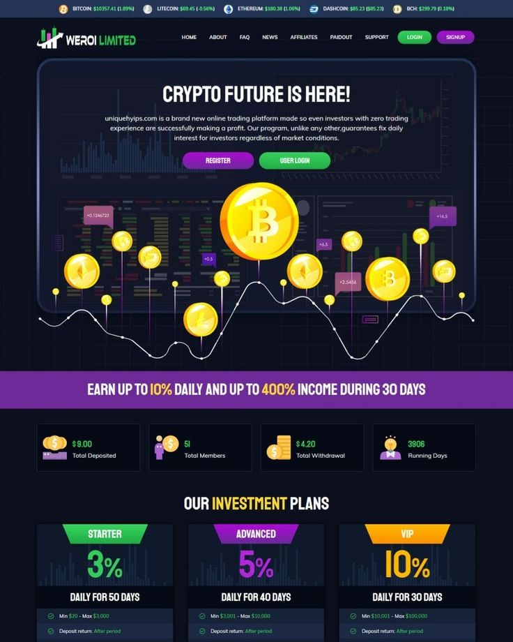 Bitcoin HYIP | Best monitored BTC Investments 