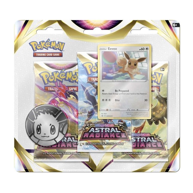 Pokemon Large Eevee Coin (Silver Mirror Holofoil) | TrollAndToad