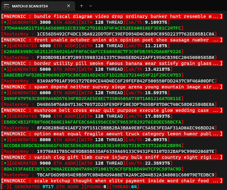 ETH rare address generator, generating ethereum rare address - Rare ETH