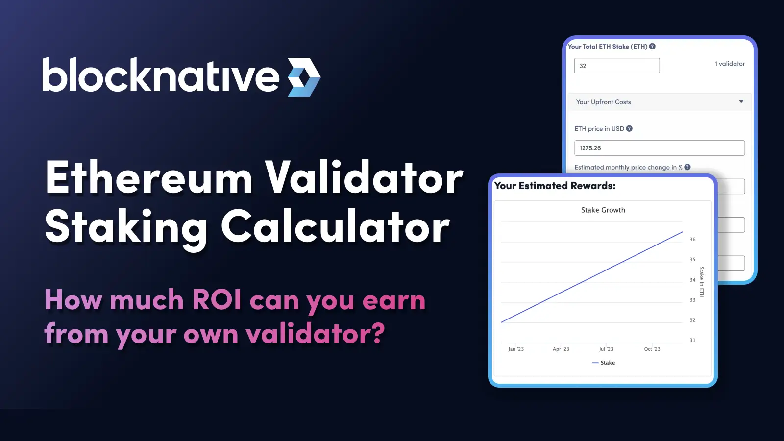 Ethereum (ETH) Staking Calculator