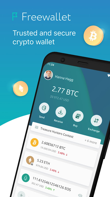 Ethereum Wallet. Buy & Exchange ETH — Freewallet - APK Download for Android | Aptoide