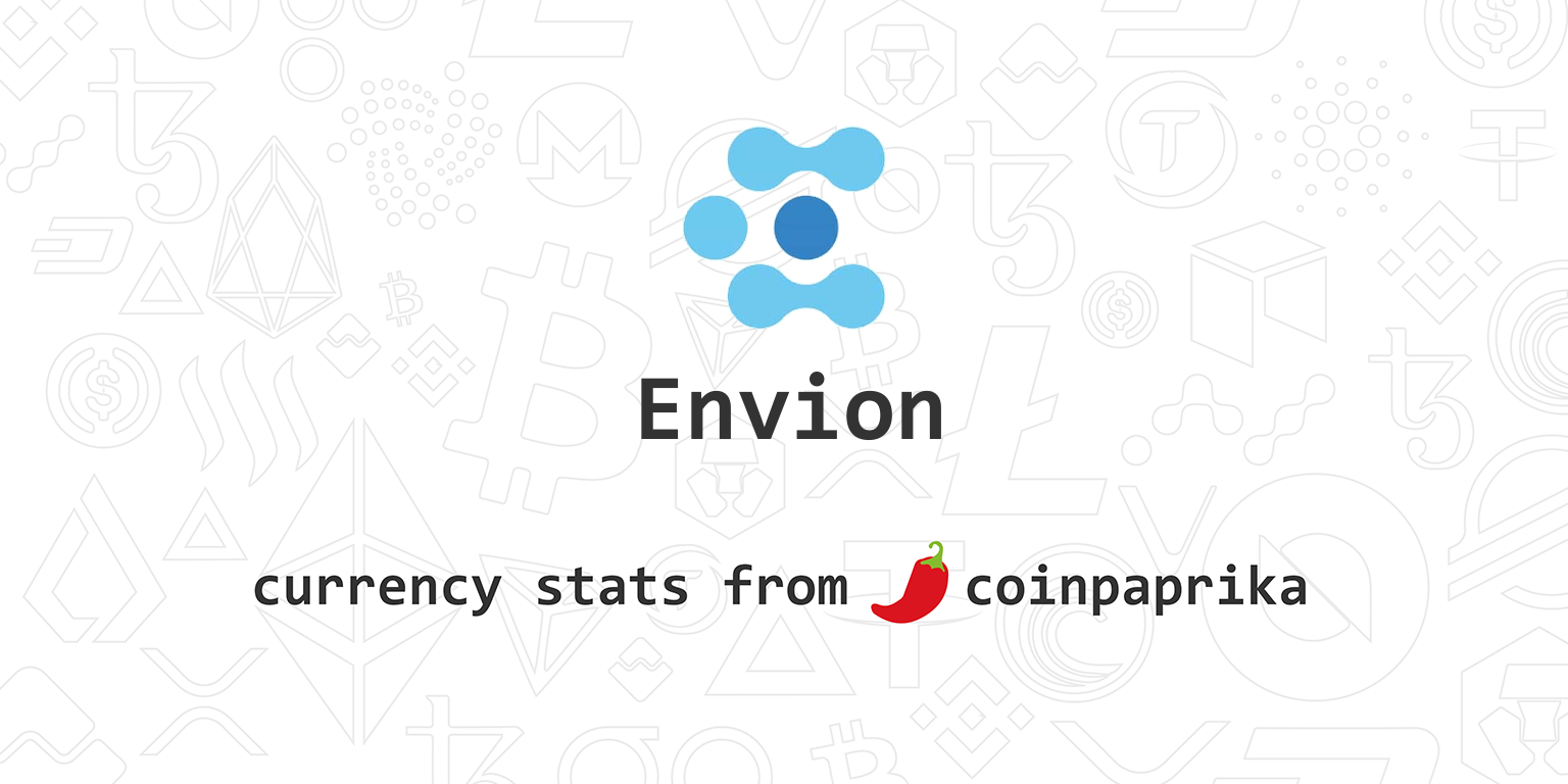 Envion Price Today - EVN Price Chart & Market Cap | CoinCodex