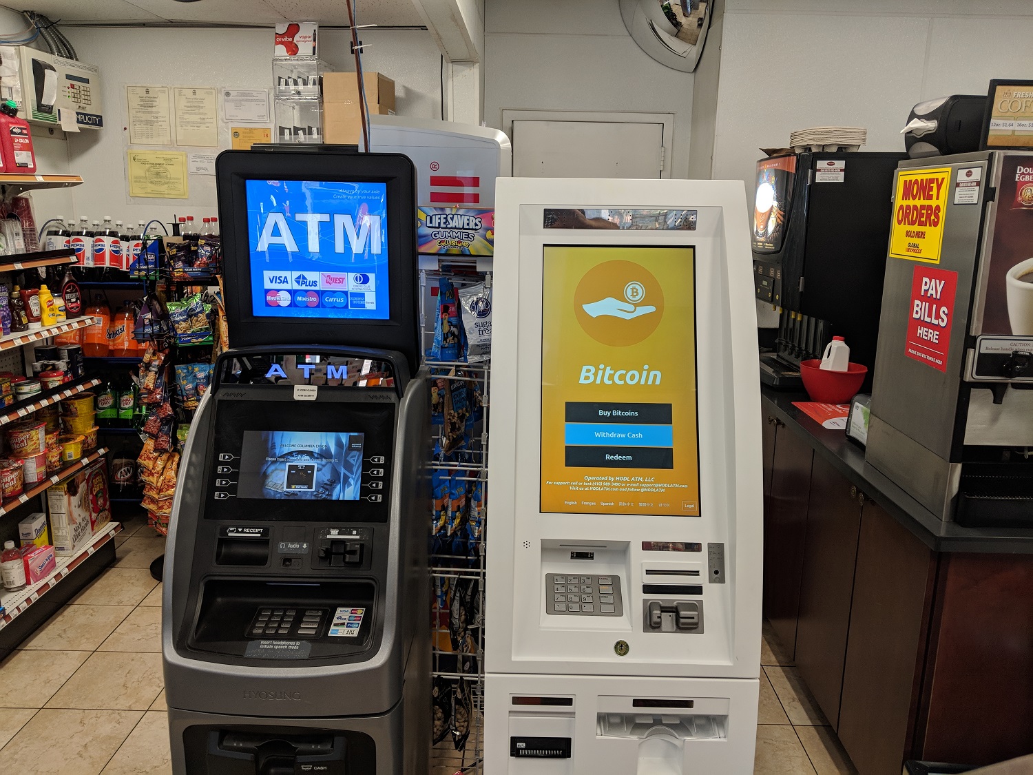 Bitcoin ATMs in Maryland