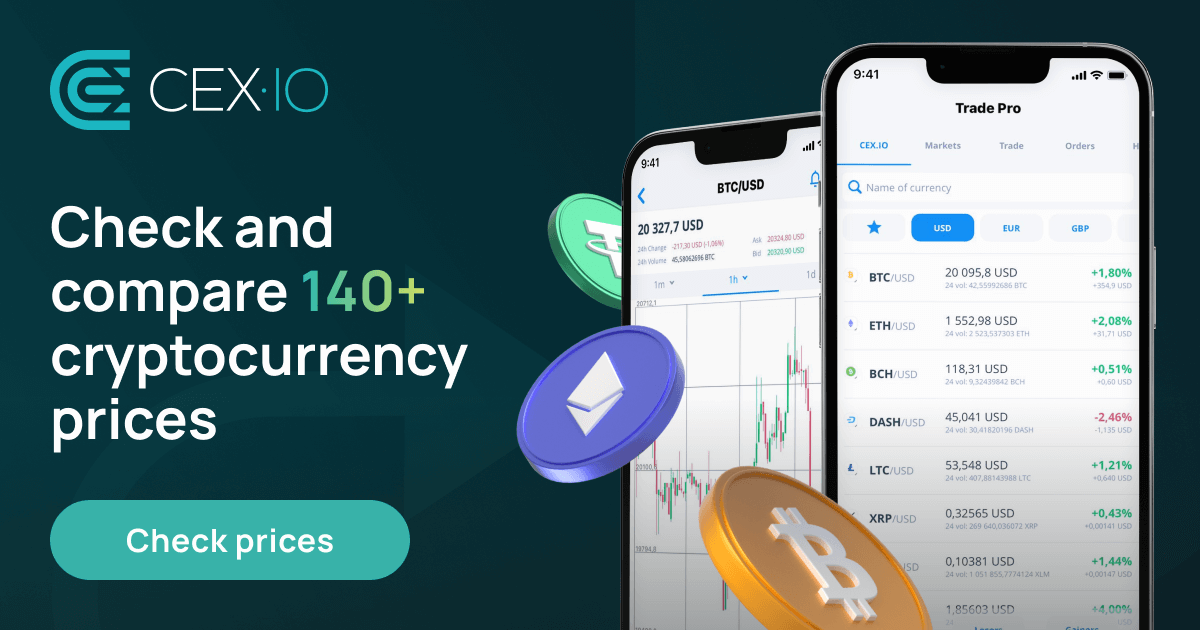 1 CEX to USDT Exchange Rate Calculator: How much Tether is 1 CEX Index?