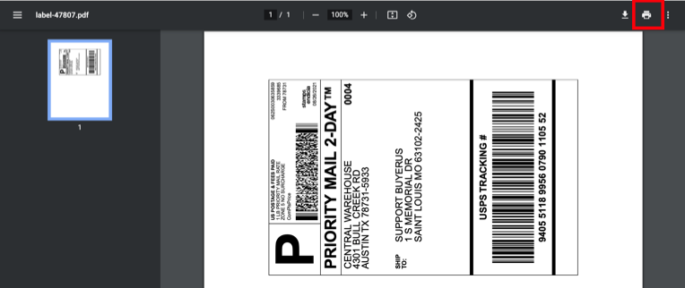 How to Print a Shipping Label in PayPal Without an Order