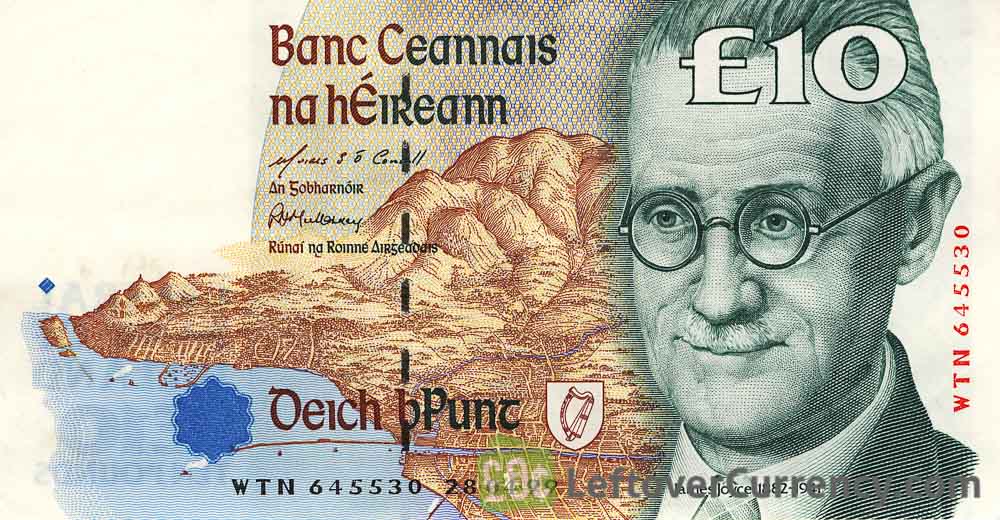 Convert Irish pound to US dollar