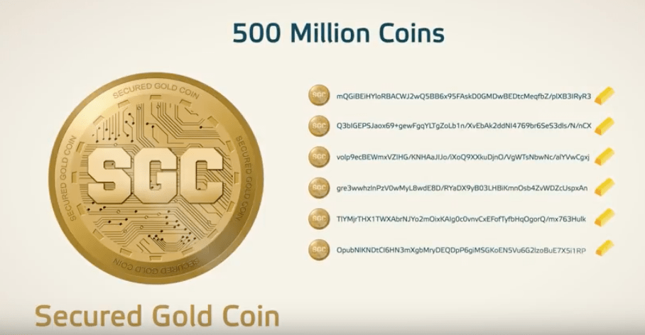 Secured Gold Coin (SGC) - ICO Announcement