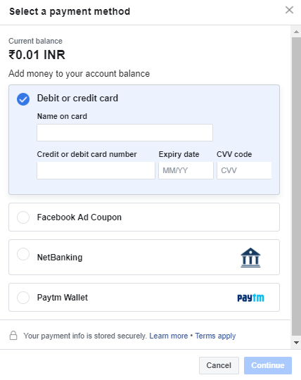 How To Fix Facebook Ad Payment Failed or Card Declined