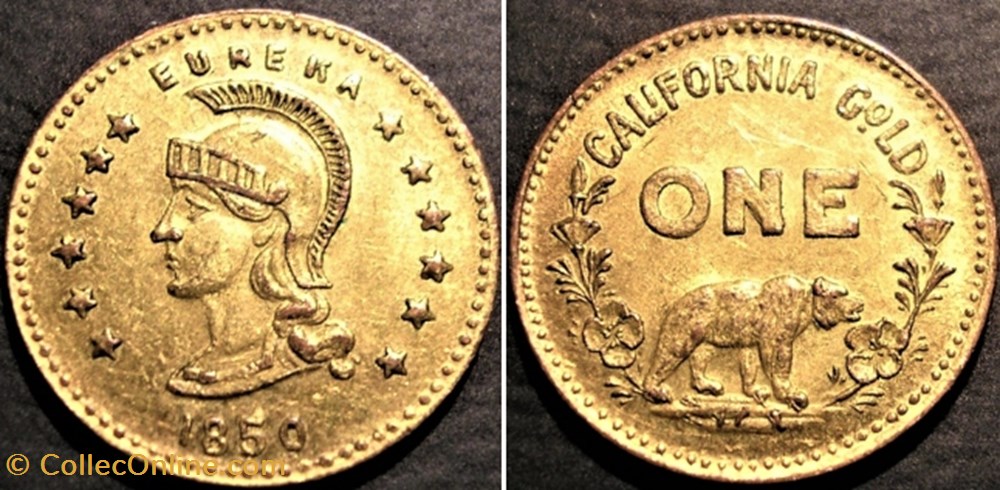 Hart’s Gold Coins of the West , Octagonal Minerva | So-Called Dollar