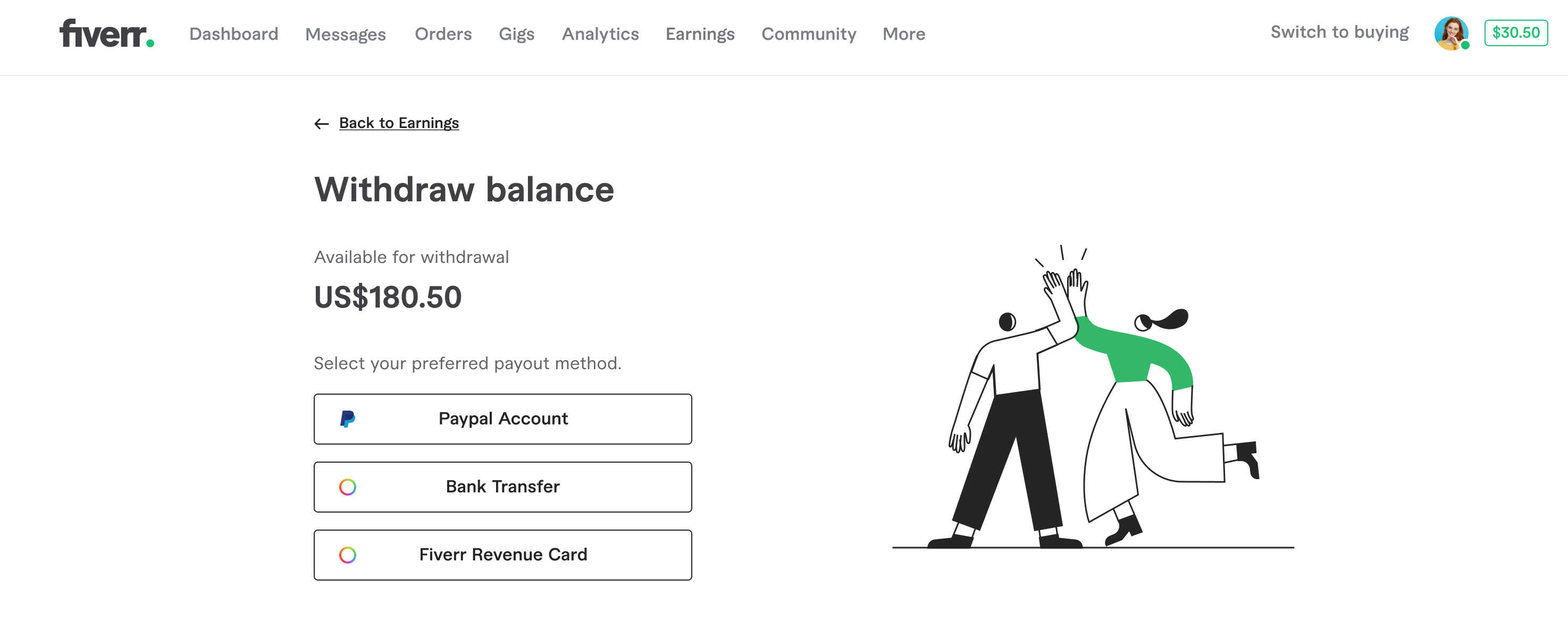 fiverr Withdrawal failed - PayPal Community