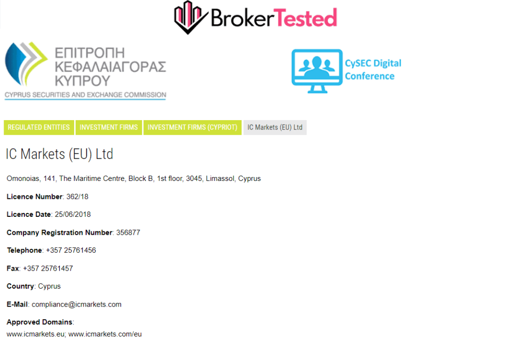 CySEC Regulated Forex Brokers ☑️ Best Brokers in Cyprus