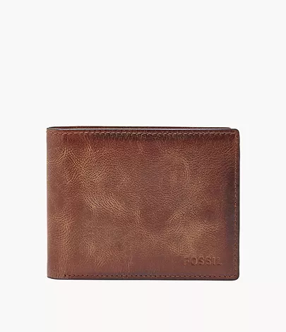 Men's Fossil Derrick Bifold Wallet With Flip ID | Eagle Eye Outfitters