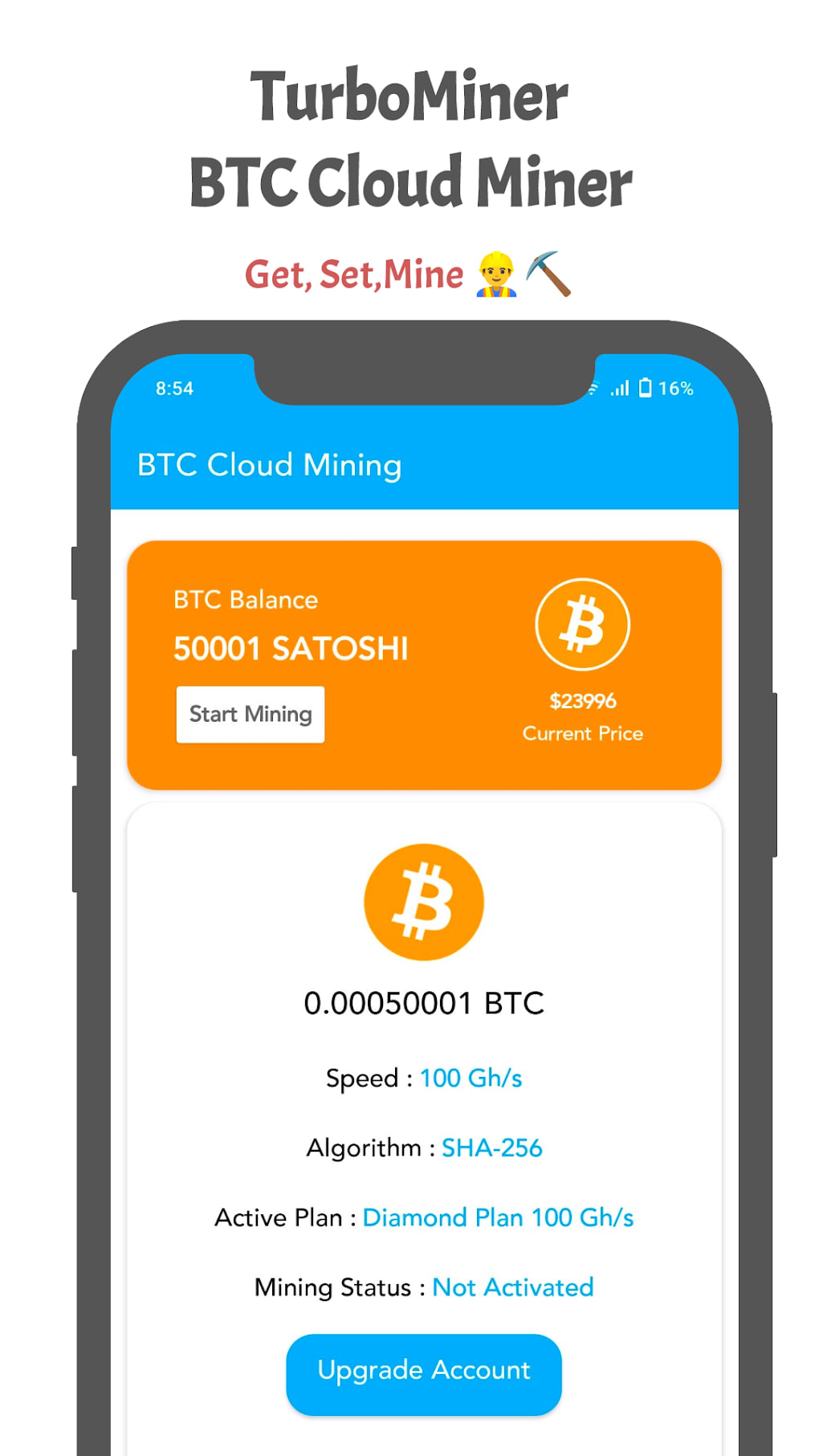 Download Free Bitcoin Mining - BTC Miner Pool APK original App.