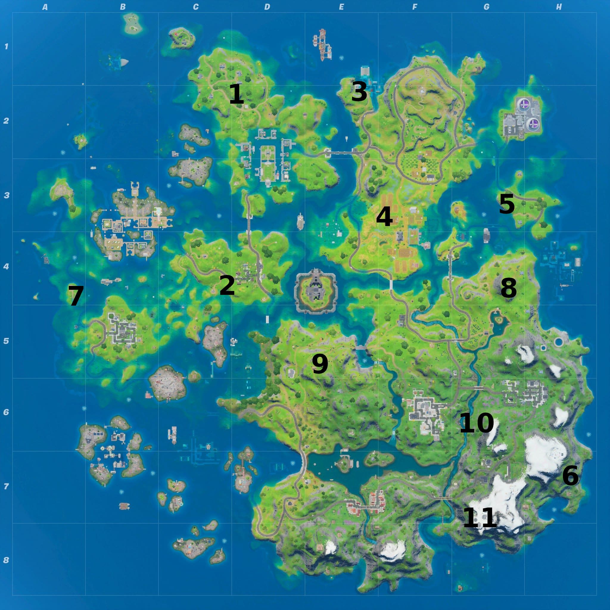 Where to find all the XP Coins in Fortnite Chapter 2, Season 5, Week 11 - Dot Esports