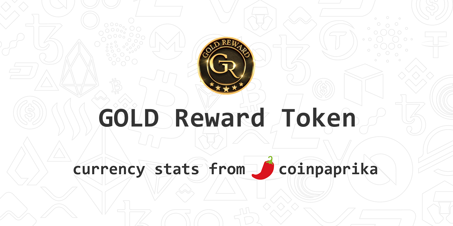 Gold Reward Token (GRX) Token Smart Contract | Ethereum Mainnet