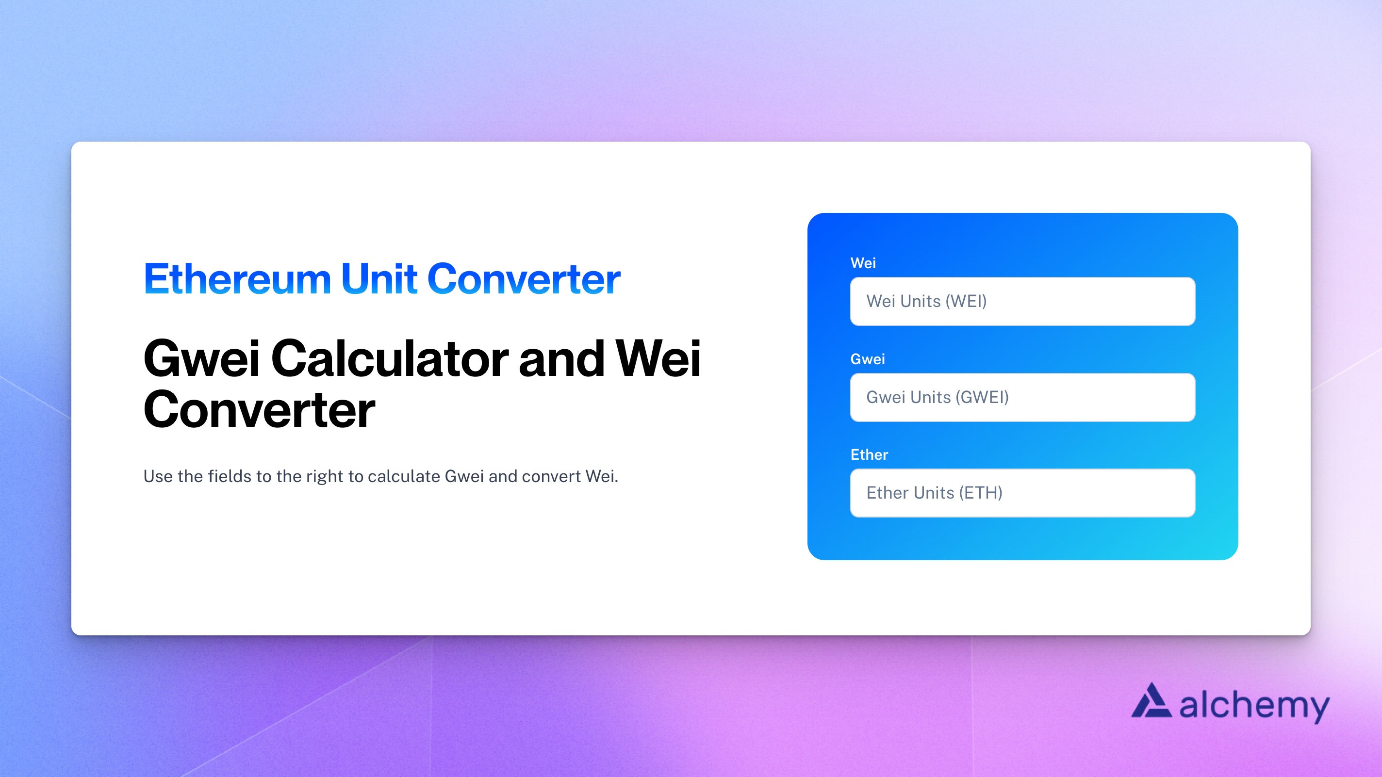 Gwei to ETH - How to Calculate and Convert Gwei to Ether