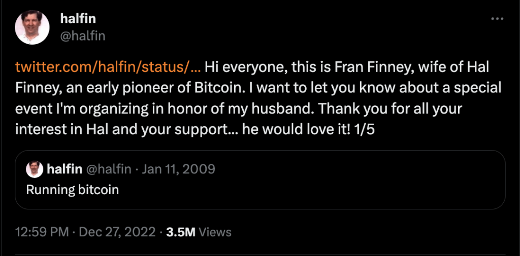 Bitcoin ETFs Secure Approval Exactly 15 Years After Hal Finney’s Iconic ‘Running Bitcoin’ Tweet