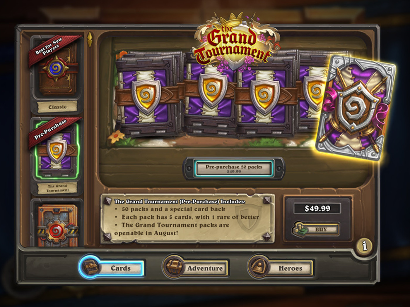 Problem with Hearthstone in-game purchase :: Help and Tips