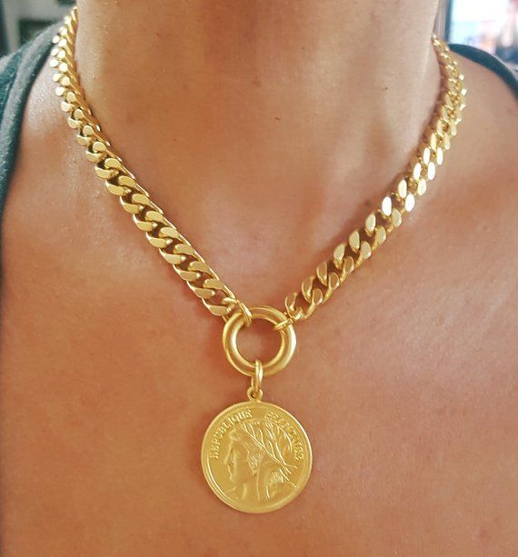 Chunky Coin Necklace – Vedern