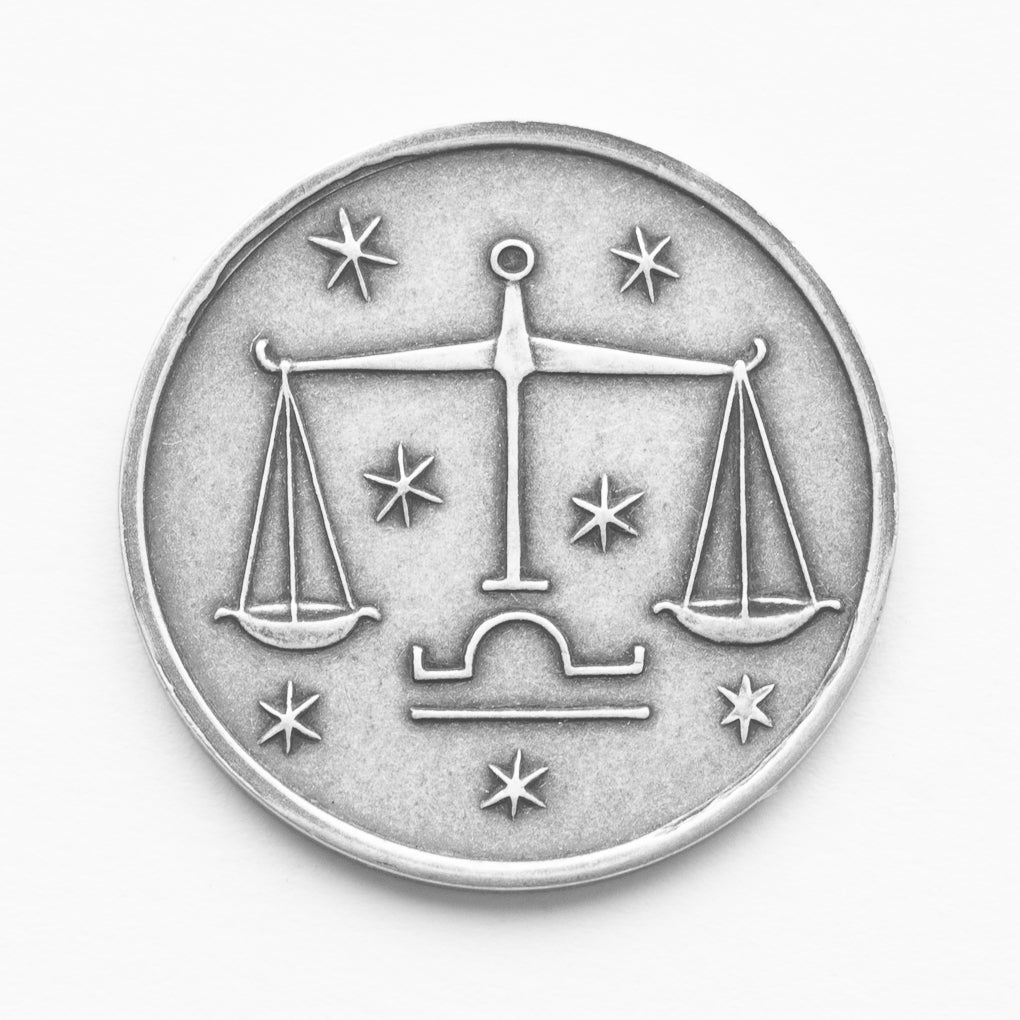 Libra Zodiac Coin - Savolinna Jewelry