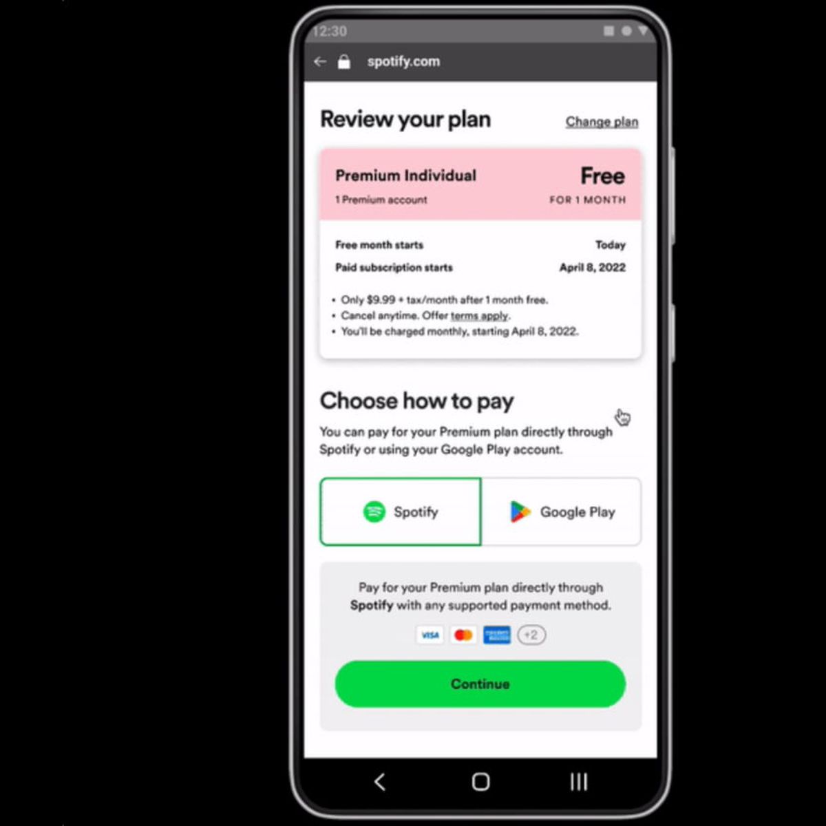 Spotify and Google Announce User Choice Billing — Spotify