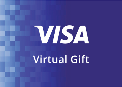 Prepaid Virtual Visa International Gift Card