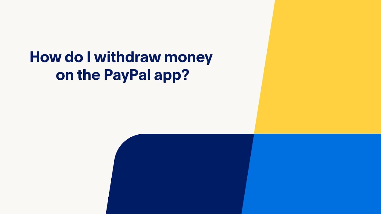 Solved: How can i take money out without a bank account - PayPal Community