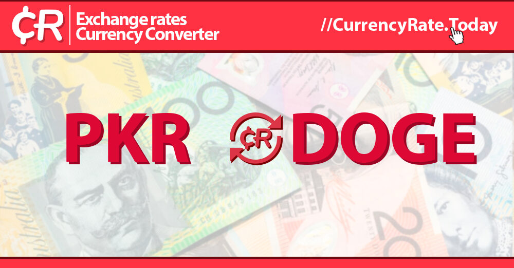 Convert DOGE to PKR: Dogecoin to Pakistan Rupee