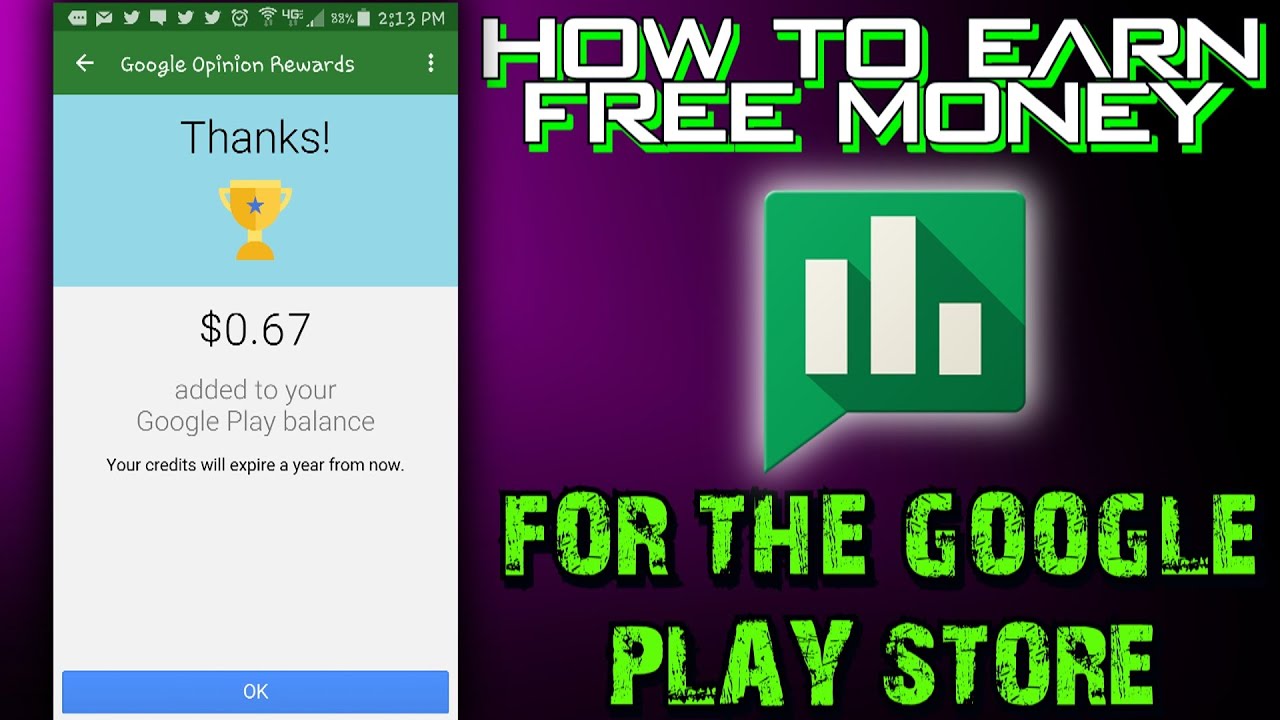 How to get free money to buy in Google Play Store | AndroidHelp