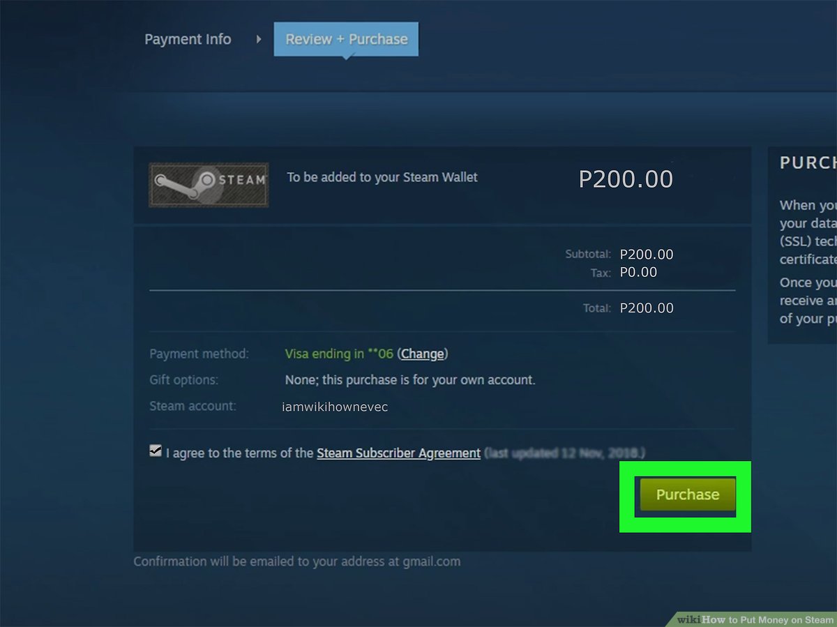 How to Gift Money on Steam