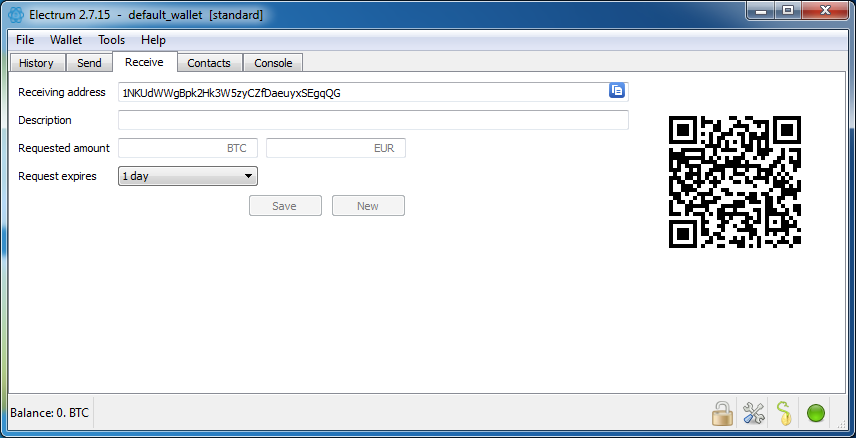 Tails - Exchanging bitcoins using Electrum