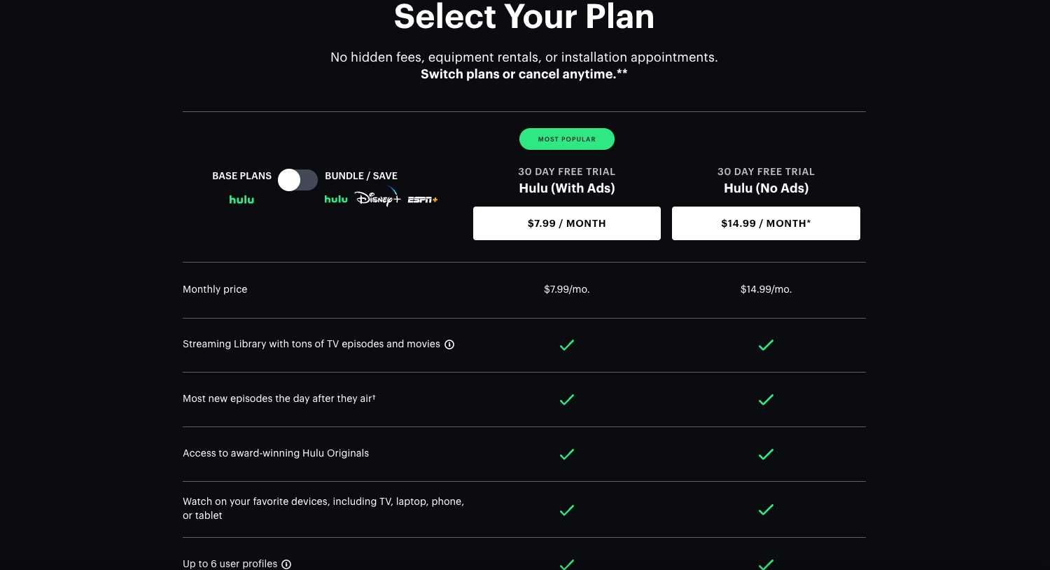 Hulu Subscriptions And Price Plans Explained