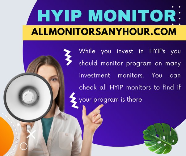 Paying HYIPs Online - HYIP Investment Monitor Plan