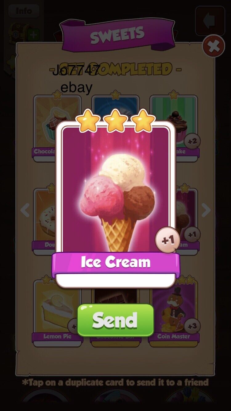 Ice Cream Card: Coin Master