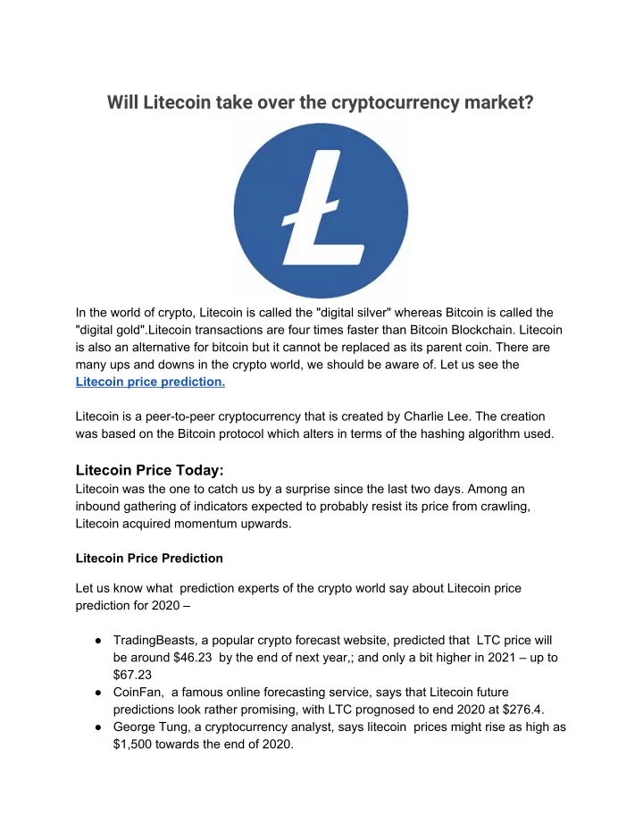An Introduction to Litecoin and the LTCetc – ETC Group Physical Litecoin (ELTC) | HANetf