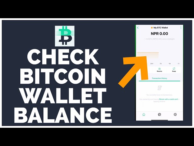 Bitcoin Address | Wallet Lookup - Blockonomics