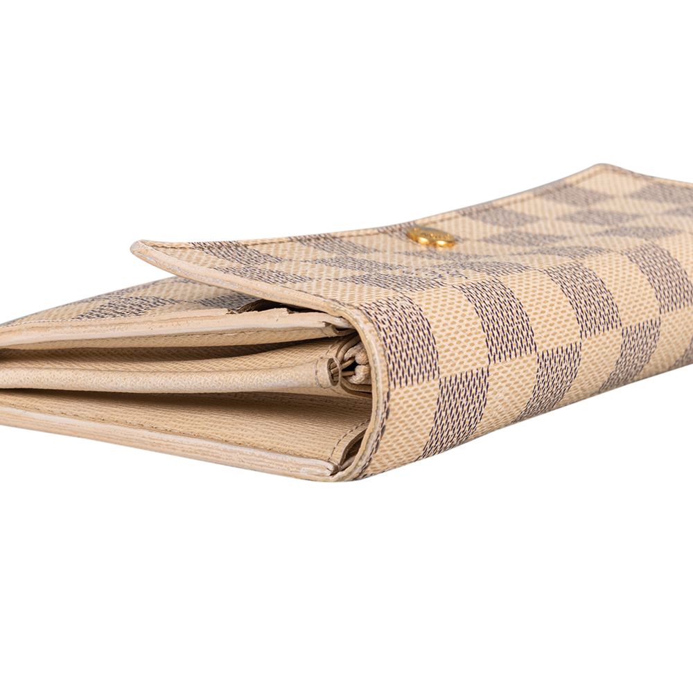 Sarah Wallet Damier Azur Newer – Keeks Designer Handbags