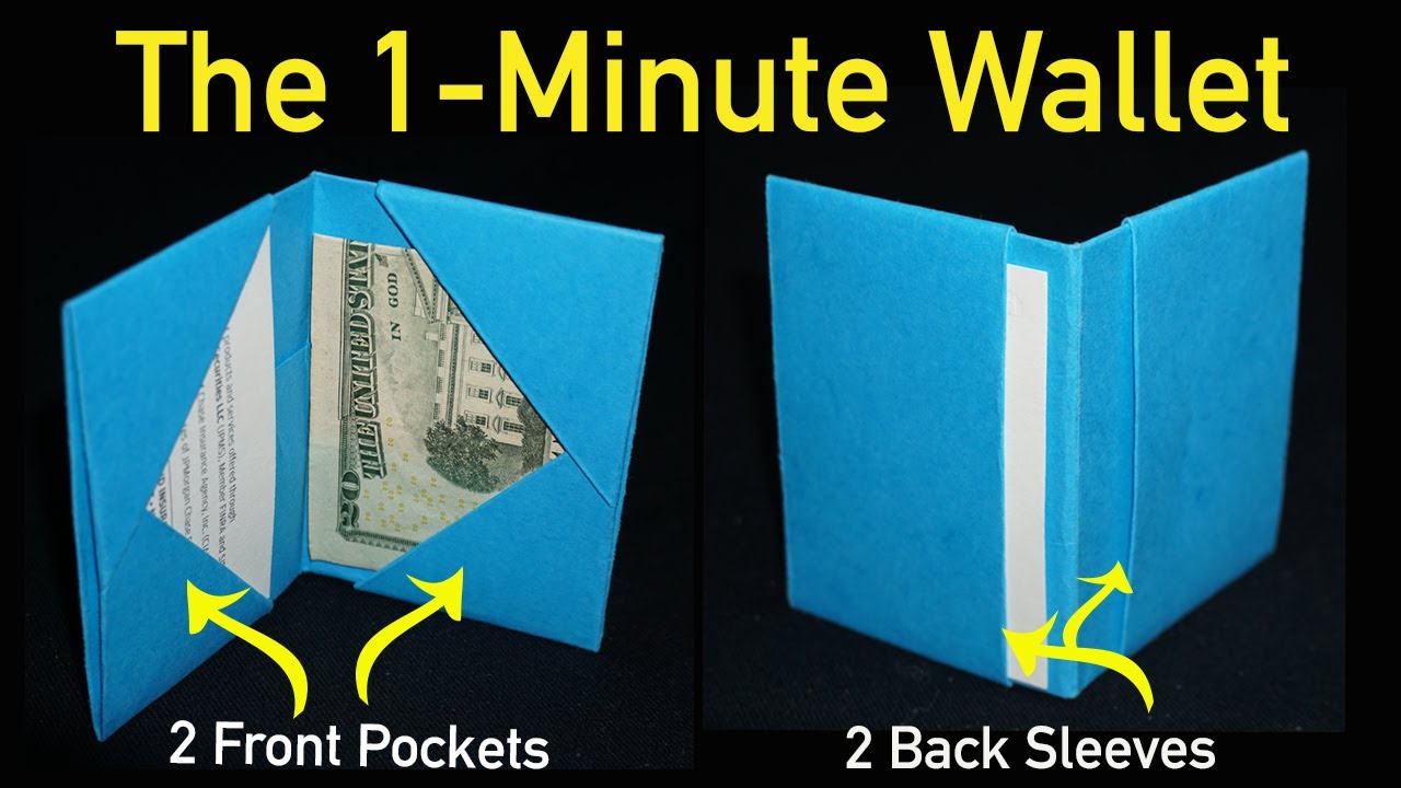 Paper Wallet! | Mighty wallet, Tyvek wallet, Wallet tutorial