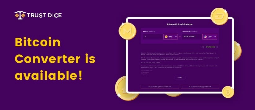 Bitcoin Converter: BTC/mBTC/Bits/Satoshis/USD/EUR/ETH/LTC/MORE