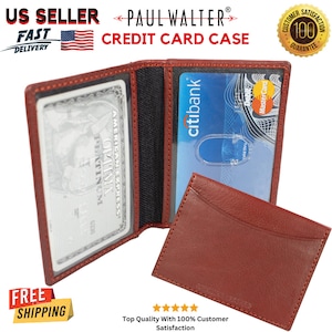 Bison Leather Bifold Wallet With ID Window • Duvall Leatherwork