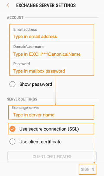 Why can't i connect my android phone to the exchange server? - Microsoft Community